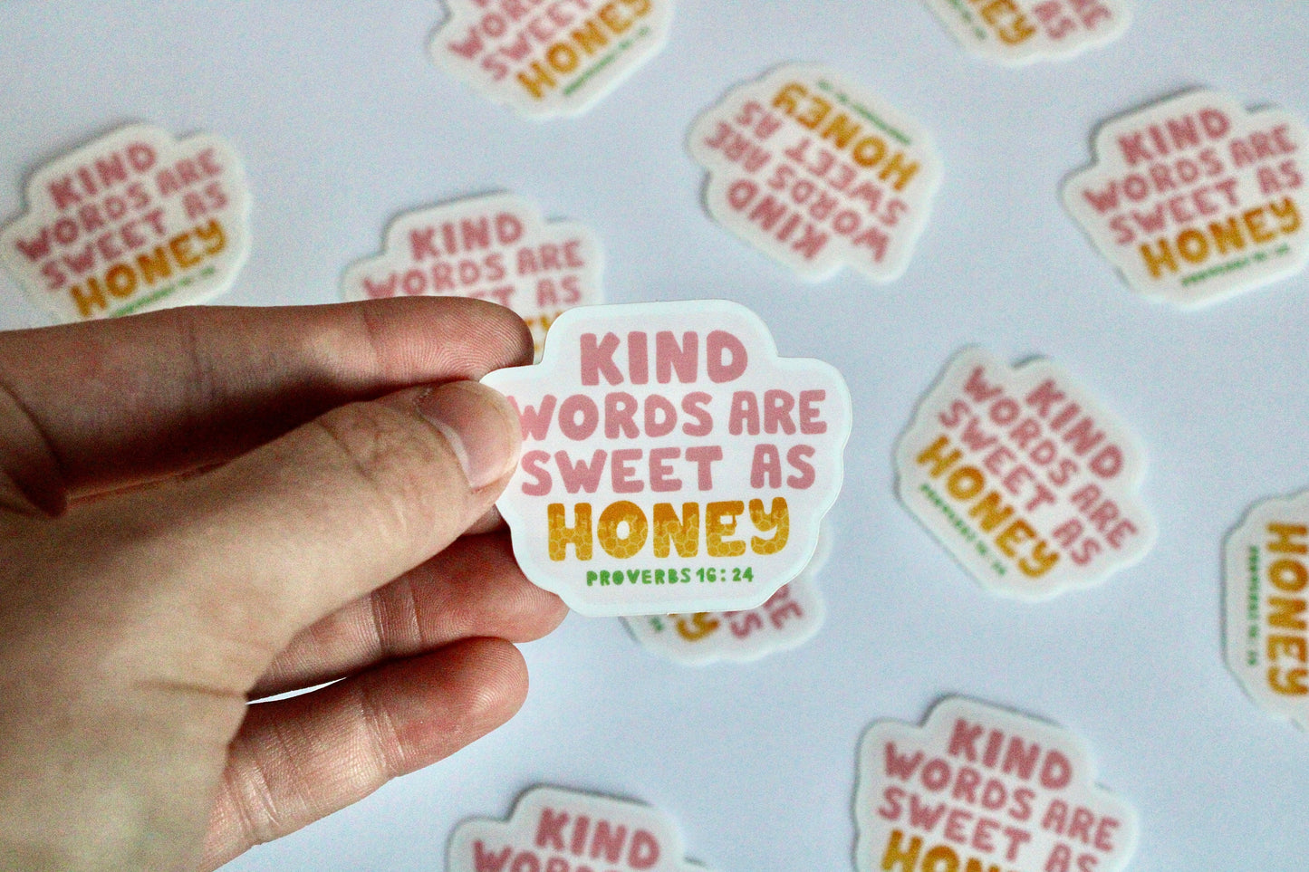 Kind Words are Sweet as Honey Sticker