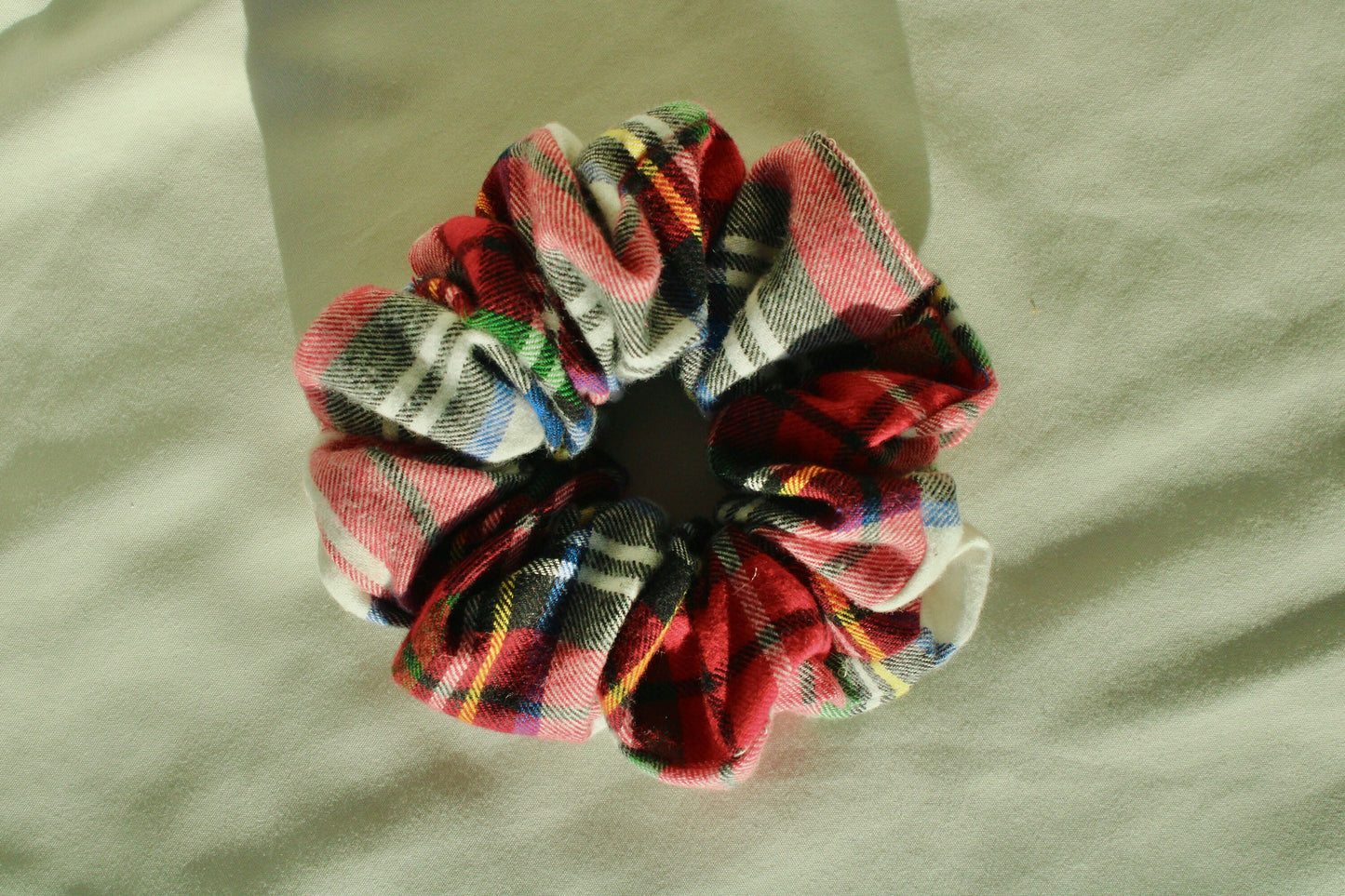 Plaid Jumbo Scrunchie