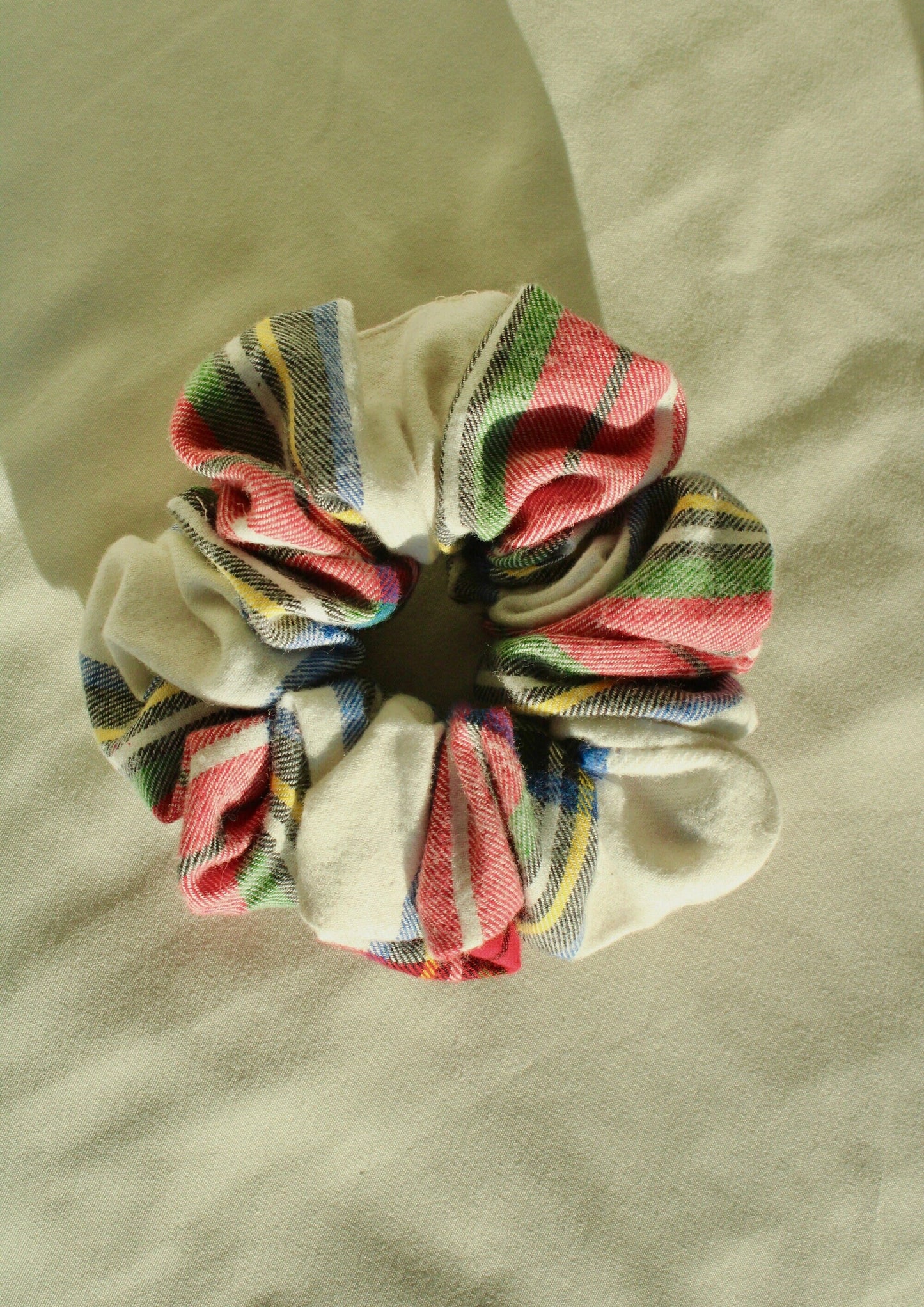 Plaid Jumbo Scrunchie