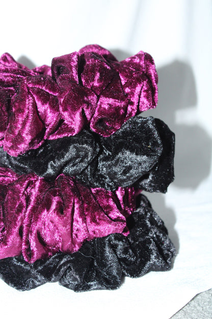 Jumbo Velvet Scrunchie - Handmade, Oversized, XXL, Velvet, Gifts, Hair Accessories