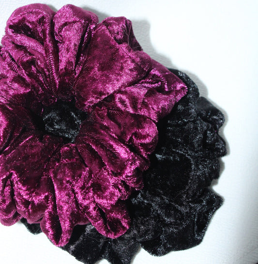 Jumbo Velvet Scrunchie - Handmade, Oversized, XXL, Velvet, Gifts, Hair Accessories